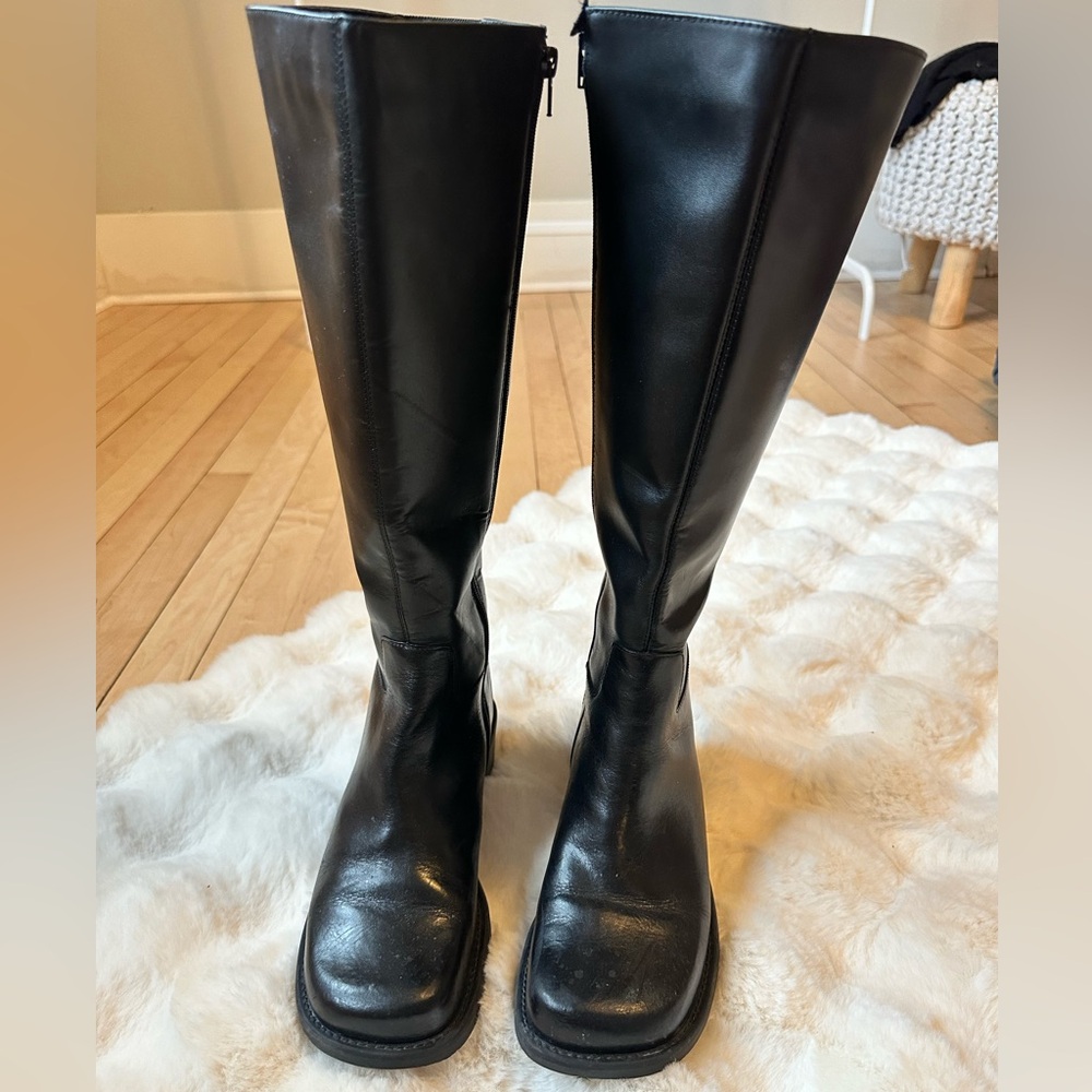 Vintage 90s Croft and Barrow Knee High Boots- Size 7.5